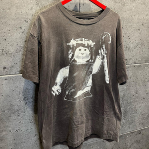T-shirt da uomo oversize da 250gsm in cotone 100% Premium Unisex a collo corto Jersey con stampa Casual stampa DTG - Product Image 2