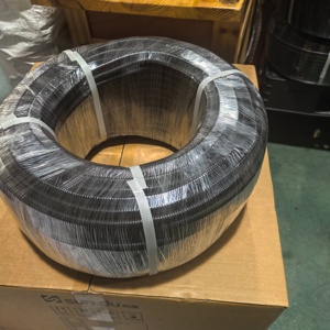 Tuyau ondulé en plastique PE AD21.2 épaissi, tuyau fileté, tuyau en plastique noir, <span class=keywords><strong>gaine</strong></span> de câble ouverte - Product Image 5