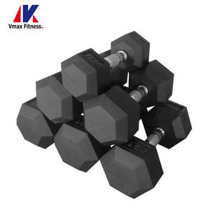 Commercial Iron <strong>Dumbells</strong> 10kg 15kg 40KG 50kg <strong>Dumbells</strong> Hex Exercise Free Weight Gym Equipment Fitness Rubber <strong>Hexagon</strong> Dumbbell Set - Product Image 5