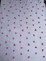 Tissu brodé tissé en gros, dentelle antique en maille plate, broderie de roses, robe pour enfants, sac, textile de maison, tissage teint en chaîne, jouet