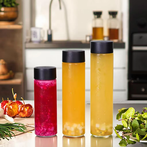 Vente en gros Bouteille d'eau en verre carrée unisexe moderne portable de 350ml 500ml 1000ml avec <span class=keywords><strong>isolation</strong></span> thermique Couvercles en métal Scellage en <span class=keywords><strong>liège</strong></span> - Product Image 5