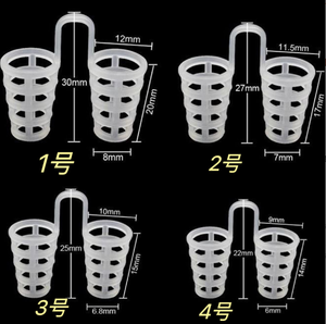 Solución antironquidos Dilatador nasal Clip Ayuda Respiraderos nasales Dispositivo antironquidos Tapones Dilatadores nasales silenciosos - Product Image 4