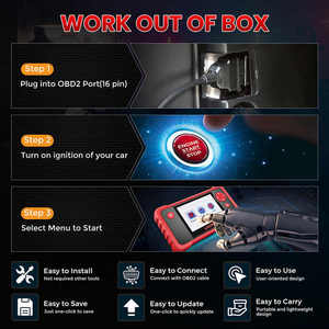 Khởi động crp123 v2.0 OBD2 máy quét ban đầu cho tất cả các xe ô tô máy OBDII vin Reader tự động công cụ Chẩn đoán đời miễn phí - Product Image 4