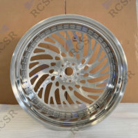 RCSR 5x120 5x114.3 Ruedas de 20 22 24 26 Pulgadas, Llantas de Aleación de Aluminio Forjado de 2 Piezas para Chevrolet Impala Pontiac Oldsmobile