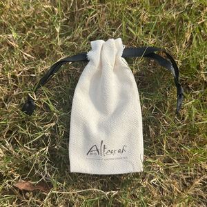 New Design Cute Organic Cotton Dust Bag GOTS Certified Home Storage <b>Drawstring</b> <b>Pouch</b> for Gifts - Product Image 3