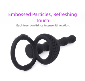 Double pénétration Strapon Dildo Anal Butt Plug Anal Beads Cock Ring G Spot Vibrator Sex Toys for Couples - Product Image 6
