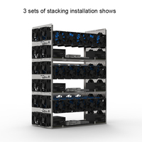Injora — support de disque dur empilables pour 6/2021 GPU, cadre de montage pour ordinateur, pour carte mère, ssd ou emplacements, 8/10