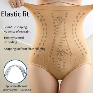 Braguitas Moldeadoras de Cintura Alta para Mujer, Control de Abdomen, Sin Costuras, Reductoras de Vientre, Levanta Glúteos, Postparto - Product Image 5