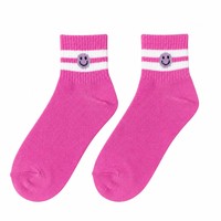 Chaussettes décontractées pour femmes en spandex avec logo personnalisé antidérapant Jacquard