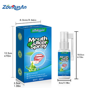 ZouRunAn 30 رذاذ قرحة الفم تخفيف نفطة اللثة رائحة الفم الكريهة لتخفيف آلام اللثة بخاخ العناية بتورم آلام الفم - Product Image 1
