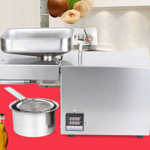 In Acciaio Inox completo di Macchina di Estrazione Dell'olio 3-6 kg/h Piccola Noce di Cocco <span class=keywords><strong>Frantoio</strong></span> Macchina/<span class=keywords><strong>Pressa</strong></span> di Olio di Cocco - Product Image 5