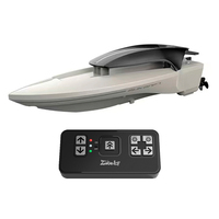 Mini bateau télécommandé RC, bateau de course 2.4G prêt à l'emploi, portée 10-15M, marche avant/arrière, virages à gauche/droite, rotation à 360 degrés