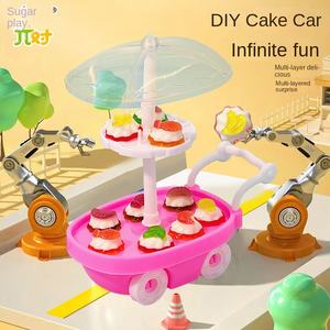 Zhiqu mainan rakitan Gel Mobil TK, kue DIY bentuk campuran permen karet plastik kreatif untuk anak-anak - Product Image 2