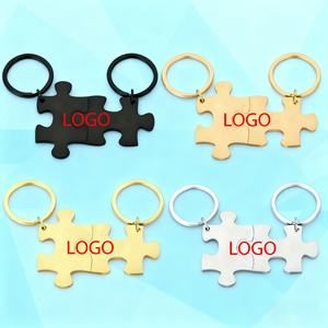 Llaveros de Acero Inoxidable Personalizados de Alta Calidad, Anillos de Llavero con Grabado para Parejas, Ideales para el Día de San Valentín y Bodas - Product Image 5