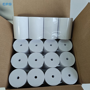 Rouleau de papier thermique blanc lisse de haute qualité 3 1/8 pouces 70 g/m² pour distributeurs automatiques, caisses enregistreuses et reçus bancaires - Product Image 6