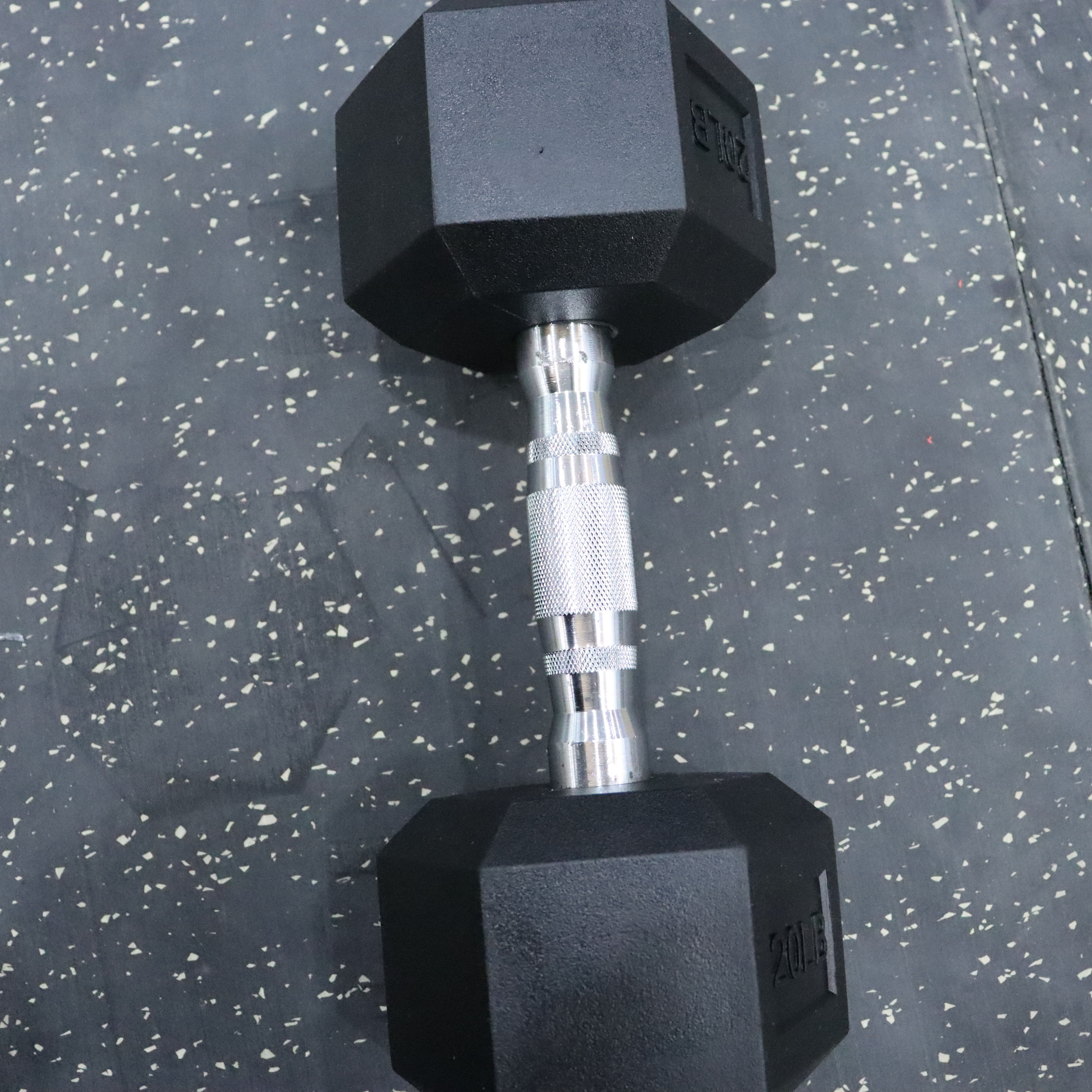 Cast Iron Fitness Hex Dumbbell Rubber Encased Manufacturers Non-slip Grip Cast Iron Exercise Dumbbells Set