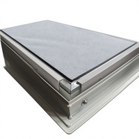 Panneau de ventilation à persiennes en alliage d'aluminium pour armoires d'équipements industriels personnalisées et systèmes de climatisation
