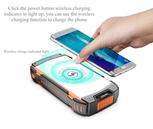 Shenzhen produrre Esterna Impermeabile Ip67 26800Mah Powerbank PowerBank Solare Senza Fili Per Tutto Il Telefono Mobile di <span class=keywords><strong>ricarica</strong></span> veloce - Product Image 2