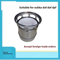 Filtros de Partículas Diésel (DPF) Estándar Europeo, Compatibles con Euro V/VI, de Acero Inoxidable y Cerámica, para Uso Transfronterizo en DAF