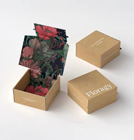Muestra Gratuita de Caja Postal Autoarmable de Cartón Corrugado con Logotipo de Marca Personalizado, Caja de Embalaje para Envíos