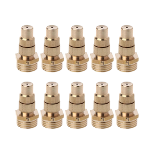 Agricultural Landscape Garden Use Metal Material Adjustable <strong>Brass</strong> Spray Nozzle Manual Irrigation <strong>Atomizer</strong> Nozzles - Product Image 1