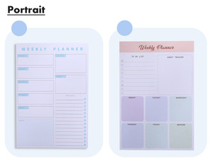 Planificador semanal de impresión en papel creativo para hacer lista cuaderno personalizado Bloc de notas diario Agenda - Product Image 6