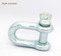 Chaîne d'ancrage à goupille de levage forgée en acier au carbone galvanisé Dee US Type G-210 D Manille pour les mines et l'industrie lourde