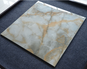 Carrelage céramique brillant effet marbre doré de luxe, directement de l'usine, pour sols et murs intérieurs, destiné aux projets résidentiels - Product Image 4