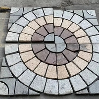 Dalles de pierre naturelle hexagonales pour allée, ardoise rouillée, pavés pour sol extérieur, pour escalier, en vente