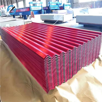 Alle RAL K7 Farben Verschiedene Muster Vorlackierte Stahl-Dachplatten Gewellte Metallbleche