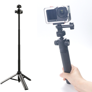 Trépied à ouverture rapide avec design à une touche, trépied de bureau avec vis 1/4'' et adaptateur <span class=keywords><strong>GoPro</strong></span> pour Insta360 Luna Ultra et <span class=keywords><strong>GoPro</strong></span> Hero - Product Image 4