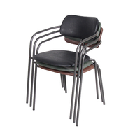 Chaise de salle à manger en cuir de style industriel avec structure en métal, fauteuil rétro pour café, restaurant, usage domestique, plusieurs couleurs disponibles