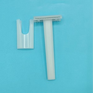 Dispositif de rasage jetable Anning, en plastique blanc, outil d'épilation préopératoire pour femmes, usage médical - Product Image 1