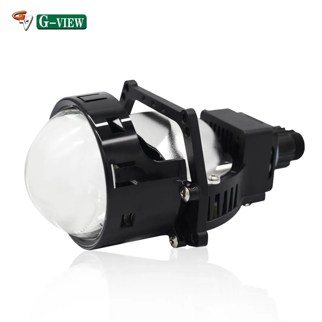 G-view xe phụ kiện bi LED chiếu đèn pha đèn 9005 LED Đèn Pha Bi ống kính máy chiếu với cao thấp chùm đèn pha LED