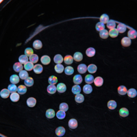 Opale naturelle du Guangdong la plus vendue, pierre précieuse en vrac, taille ovale, changement de couleur, multicolore, 2 mm-4 mm, prix de gros, fabrication artisanale