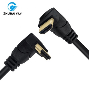 Rohs OEM 90 grados <span class=keywords><strong>HDMI</strong></span> oro Kablo 14V 3d 1080p <span class=keywords><strong>HDMI</strong></span> a 90 grados <span class=keywords><strong>Micro</strong></span> <span class=keywords><strong>Cable</strong></span> <span class=keywords><strong>HDMI</strong></span> - Product Image 4