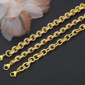 Bracelet tendance en laiton plaqué or avec zircon de Jxx Fashion, bracelets unisexes pour femmes et hommes - Product Image 1