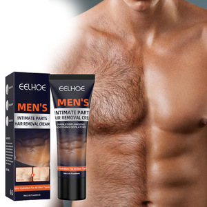 Marque distributeur OEM EELHOE 60ml Ingrédients sûrs Pièces <span class=keywords><strong>intimes</strong></span> irréprochables Crème épilatoire pour hommes - Product Image 5