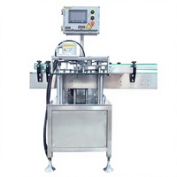 Machine de pesage pneumatique automatique de haute précision pour ligne de production d'aérosols, d'huiles et de cosmétiques, pour canettes et bouteilles, 60-70 canettes/min, pompe
