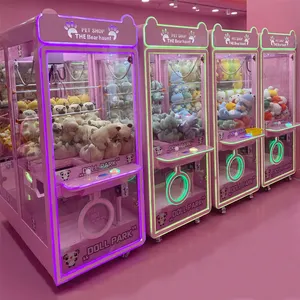 Machine à grue Arcade rouge à lèvres maquillage boîte cadeau porte-bonheur jouet grue griffe Machine à vendre malaisie