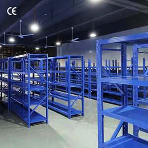 Estantería de paletas de hierro ajustable Estantes de almacenamiento de metal/acero de largo alcance para estante de uso de garaje de almacén de fábrica - Product Image 3