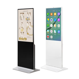 Pantalla de visualización de tienda de <span class=keywords><strong>32</strong></span> 43 y 50 pulgadas, pantalla táctil de medios de publicidad minorista, soporte de suelo para quiosco, pantallas de marketing Digital para publicidad - Product Image 1