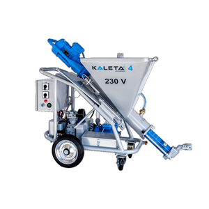 Machine à plâtrer Kaleta 4, 230 V, équipement de projection automatique haute efficacité, hauteur 6 m, épaisseur 2-25 mm, pompe - Product Image 1