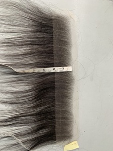 Лидер продаж, высокое качество, высокое цифровое 12*1, тонкое HD кружево, Фронтальная застежка с натуральными волосами, HD прозрачное швейцарское кружево фронтальная поставка - Product Image 6