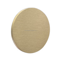 Pièces de Défi Vides Personnalisables en Laiton de 40 mm, Disques Métalliques Bruts