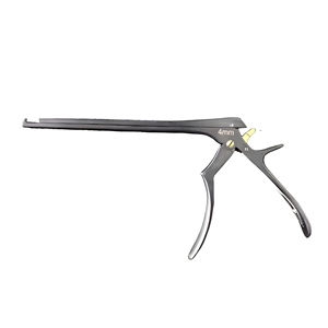 Pinza Kerrison de 4 mm con ángulo ascendente para laminectomía, perforador óseo de acero inoxidable, herramientas personalizadas, proveedor mayorista - Product Image 1
