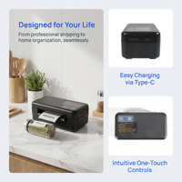 Impresora de Etiquetas Térmicas Uyin MC231 de 3 Pulgadas, 203dpi, Recargable, USB, 80mm, para Pequeñas Empresas, OEM, ODM, en Stock