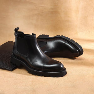 รองเท้าบูทหุ้มข้อผู้ชายสไตล์เรโทรคลาสสิกแฟชั่นปี 2025 กันน้ำ สำหรับฤดูใบไม้ร่วง ฤดูหนาว เดินป่า กิจกรรมกลางแจ้ง ทำงานลำลอง - Product Image 3