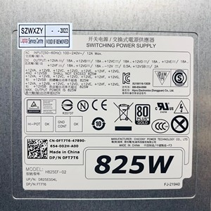 Nouvelle alimentation d'origine pour station de travail DELL <span class=keywords><strong>T5810</strong></span> T7810 0C2TXD C2TXD 0FT7T6 FT7T6 H825EF-02 D825EF-02 825W - Product Image 2