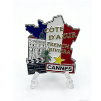 Badge commémoratif personnalisé en métal de la Seconde Guerre mondiale, Jour-J, avec drapeaux alliés et motif épée, idéal pour les collectionneurs militaires